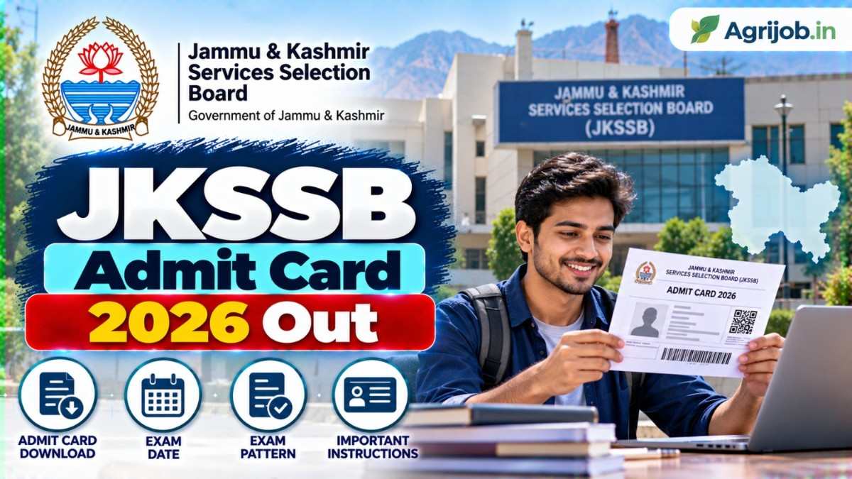 JKSSB Admit Card 2026 Out