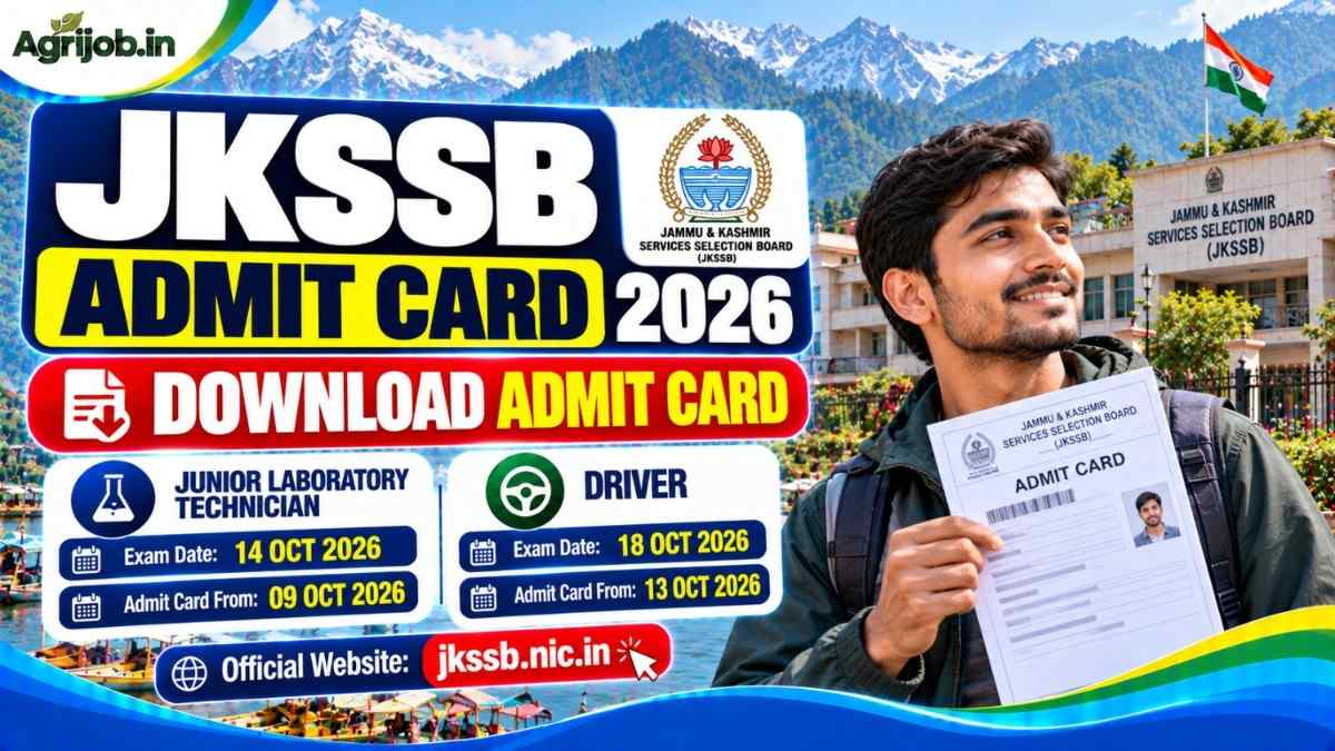 JKSSB Admit Card 2026 Released