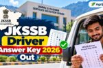 JKSSB Driver Answer Key 2026 Out