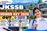 JKSSB Junior Health Inspector Answer Key 2026