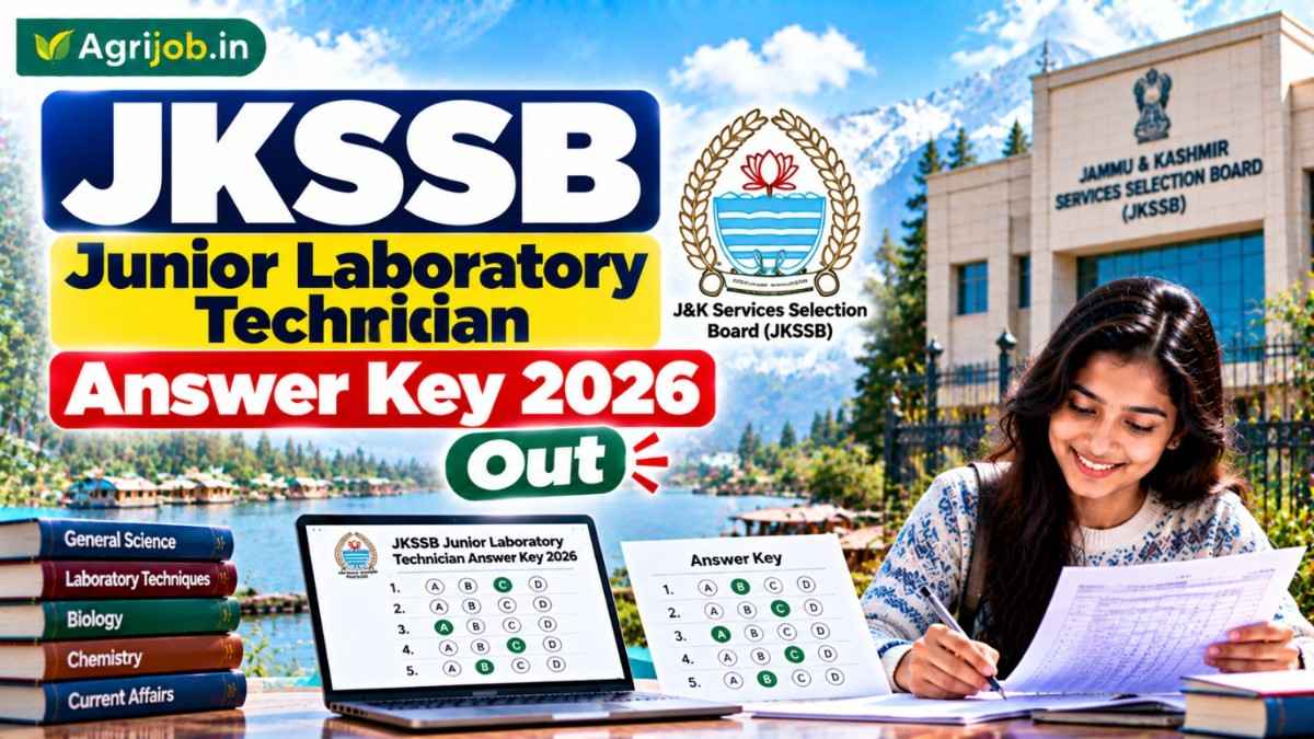 JKSSB Junior Laboratory Technician Answer Key 2026 Out
