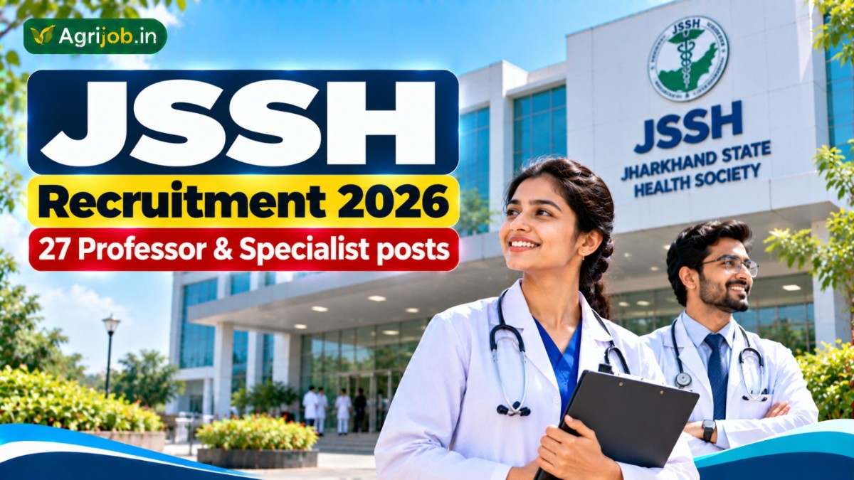JSSH Recruitment 2026