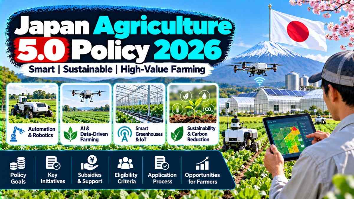 Japan Agriculture 5.0 Policy 2026