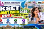 KSET Admit Card 2026 Out