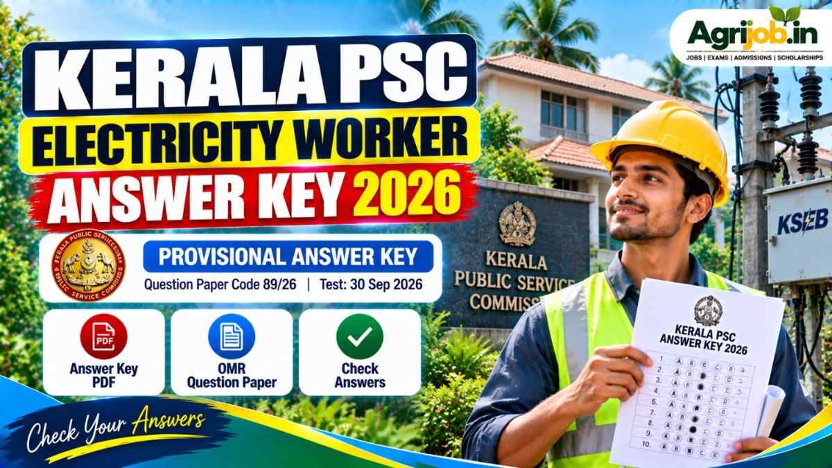 Kerala PSC Electricity Worker Answer Key 2026