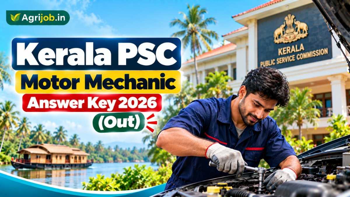 Kerala PSC Motor Mechanic Answer Key 2026 (Out)