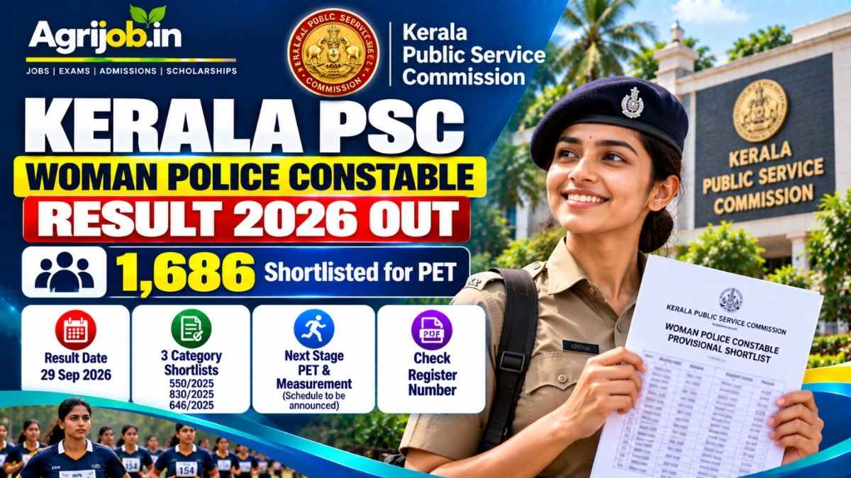 Kerala PSC Woman Police Constable Result 2026