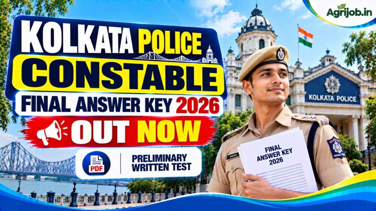 Kolkata Police Constable Final Answer Key 2026 Out