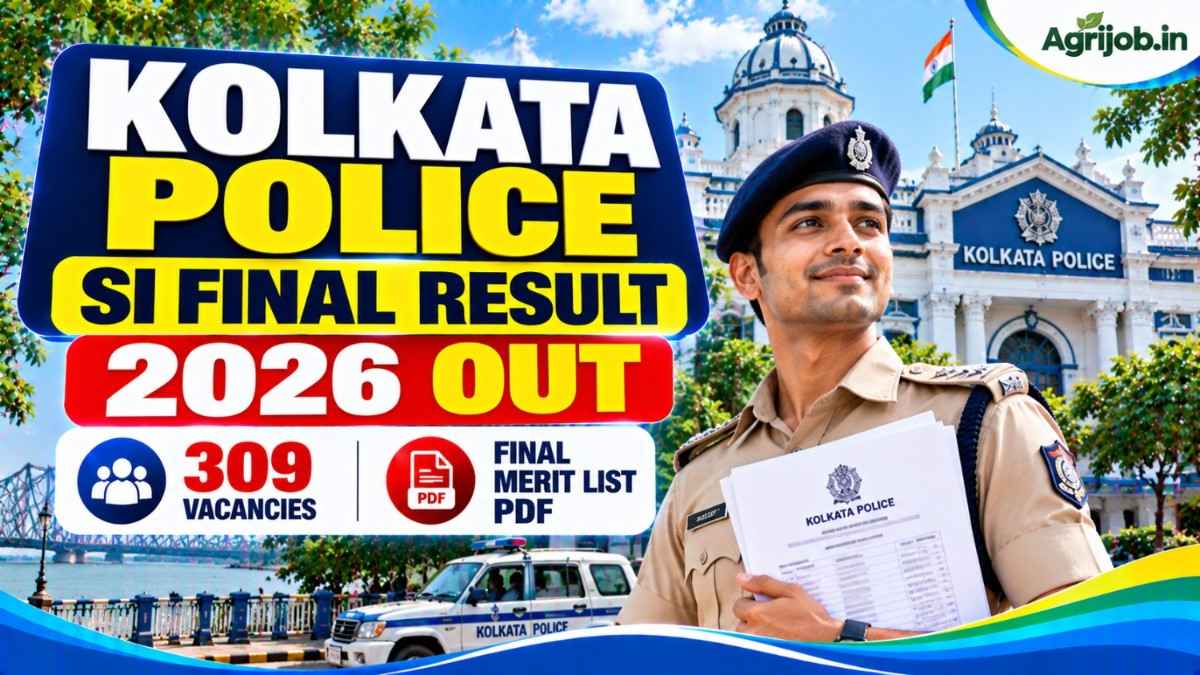 Kolkata Police SI Final Result 2026 Out