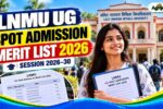 LNMU UG Spot Admission Merit List 2026