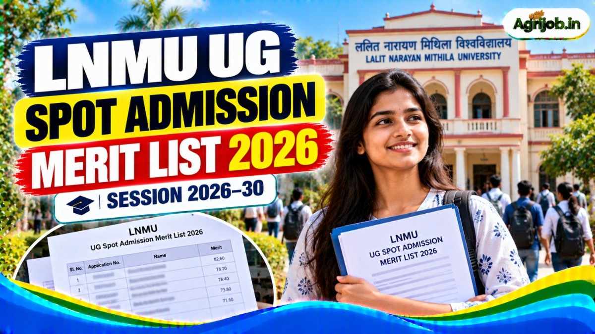 LNMU UG Spot Admission Merit List 2026
