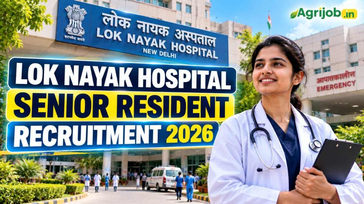 Lok Nayak Hospital Senior Resident Recruitment 2026