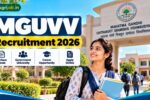 MGUVV Recruitment 2026