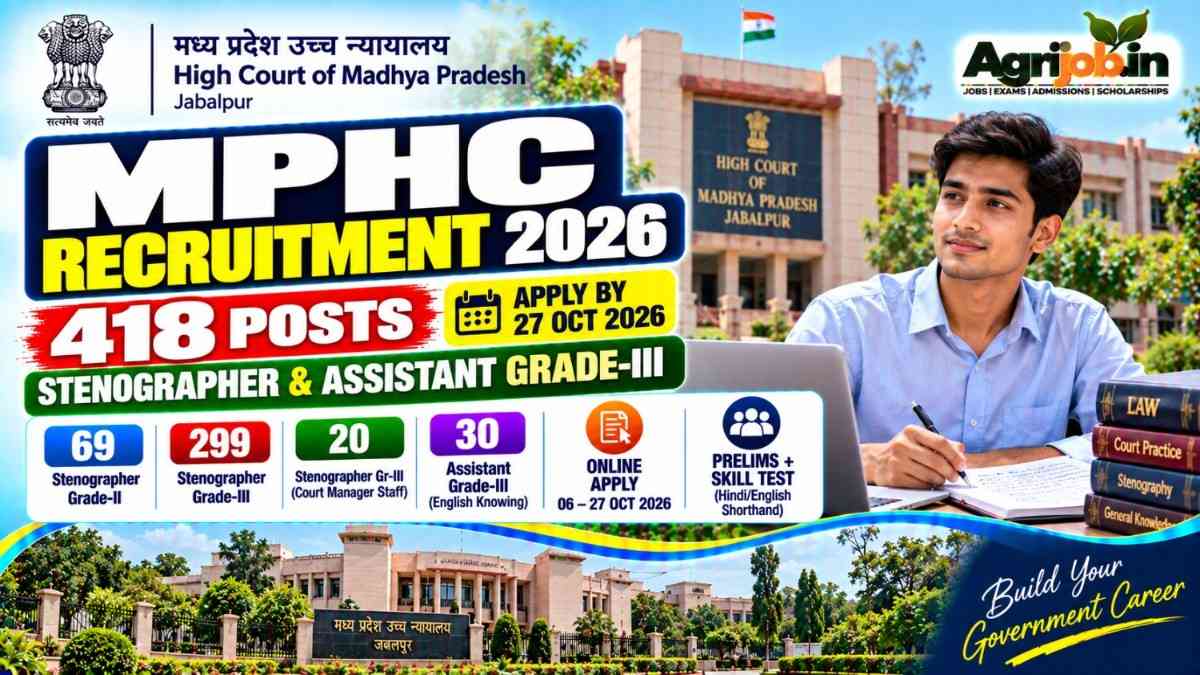 MPHC Recruitment 2026