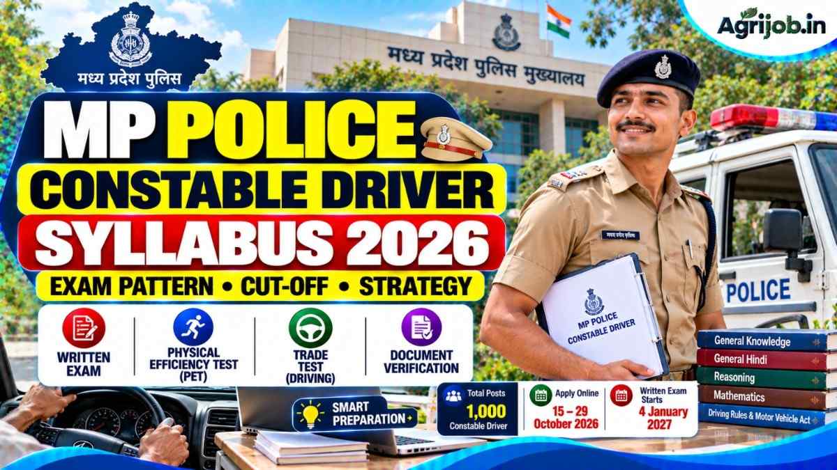 MP Police Constable Driver Syllabus 2026