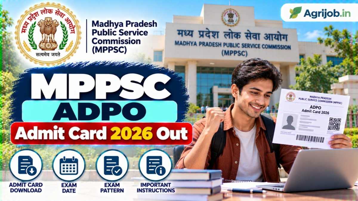 MPPSC ADPO Admit Card 2026 Out