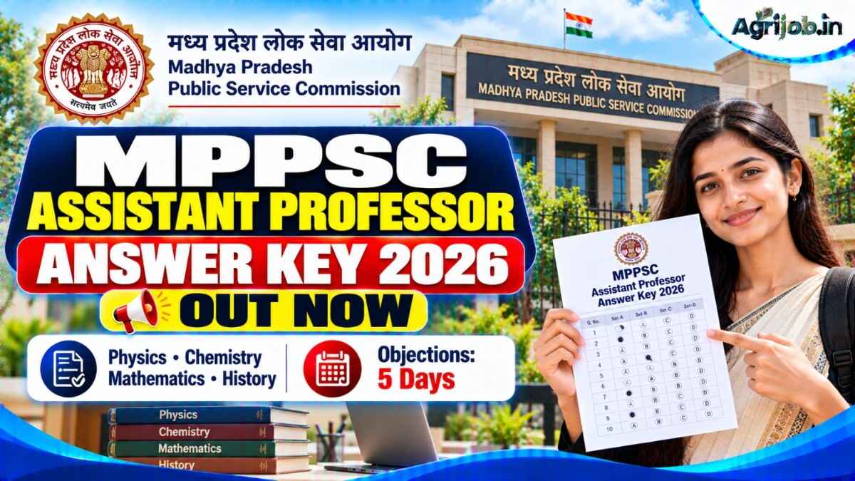 MPPSC Assistant Professor Answer Key 2026
