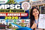 MPSC Assistant Professor Final Answer Key 2026