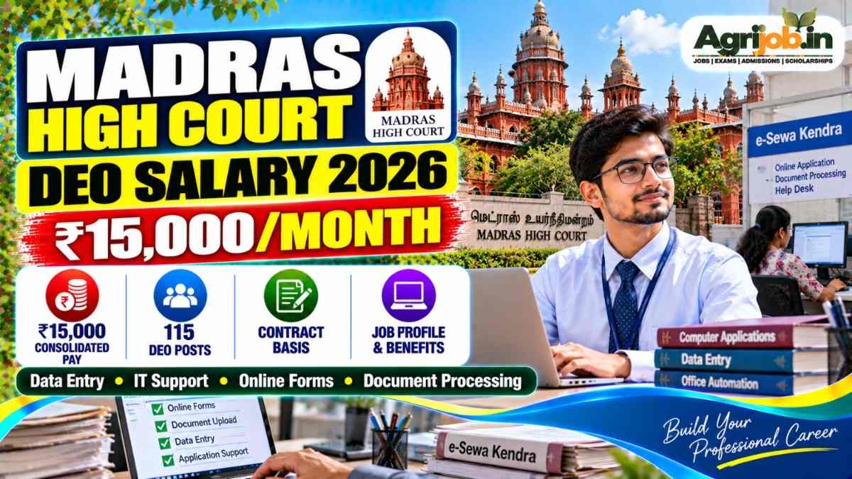 Madras High Court DEO Salary 2026