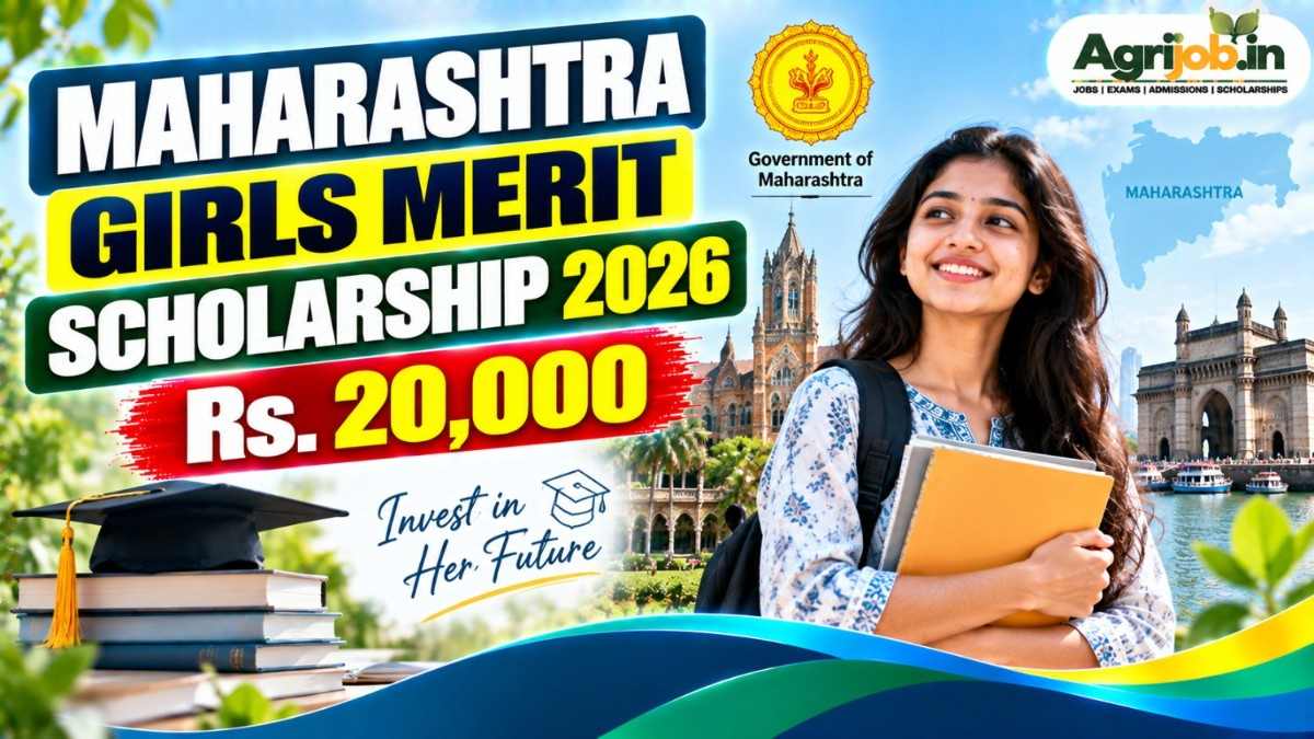 Maharashtra Girls Merit Scholarship 2026 – Rs.20,000