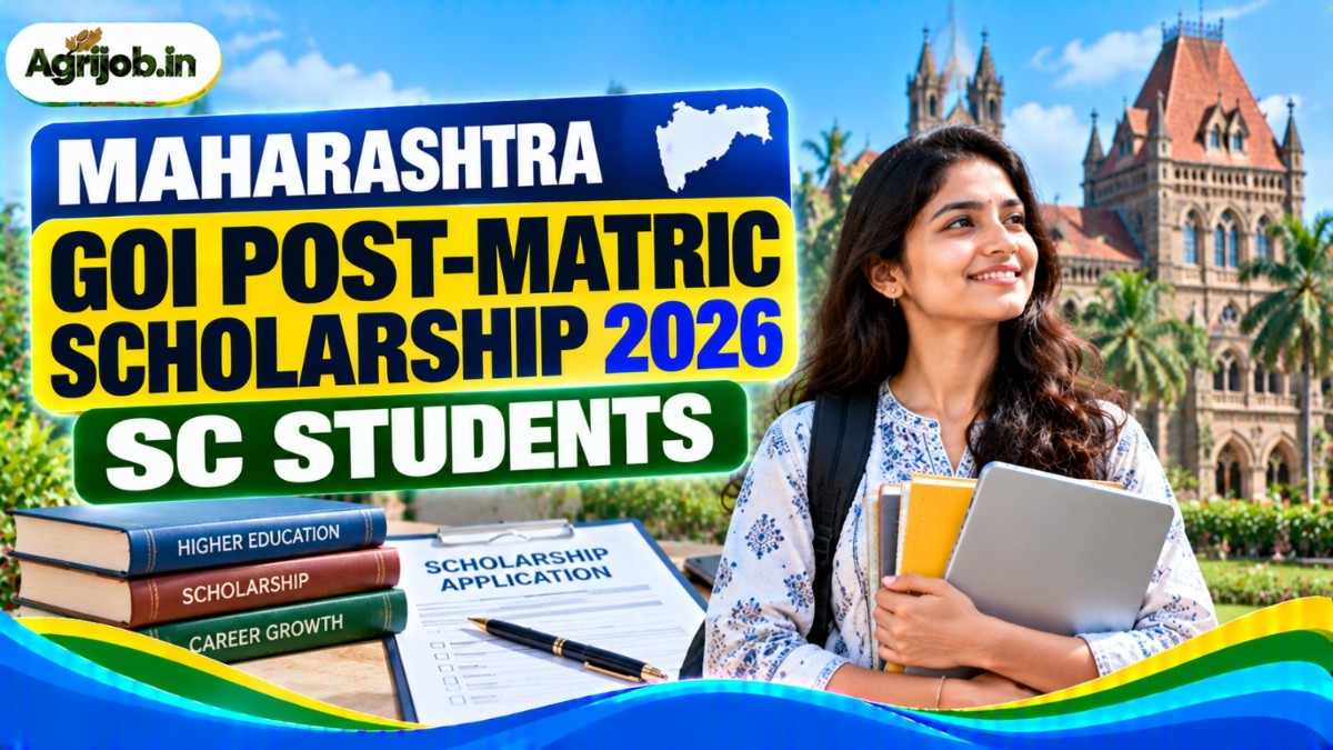 Maharashtra GOI Post-Matric Scholarship 2026 SC Students