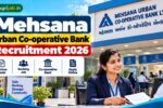 Mehsana Urban Co-operative Bank Clerical Trainee Recruitment 2026