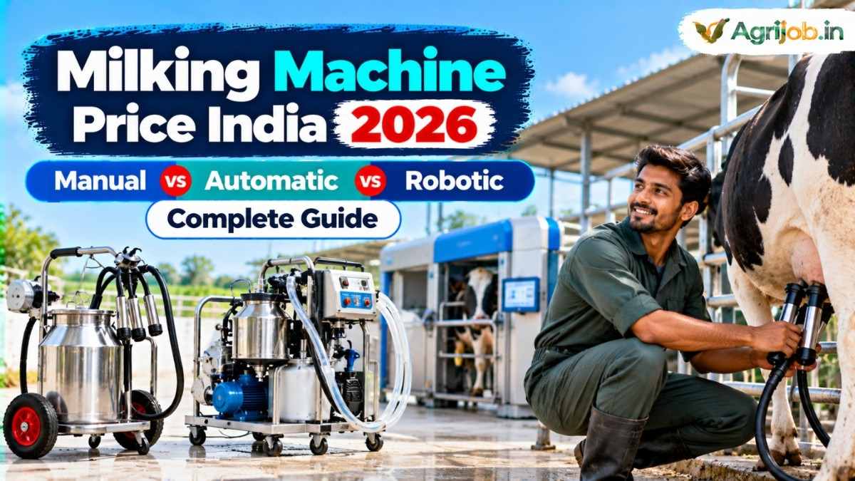 Milking Machine Price India 2026 –