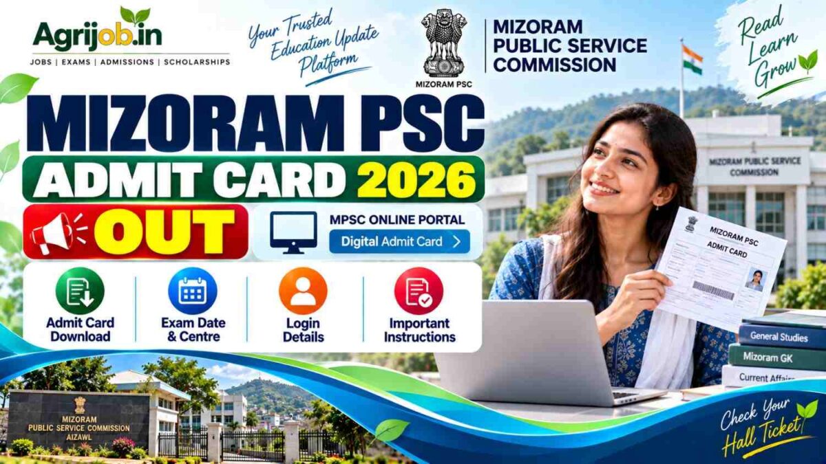 Mizoram PSC Admit Card 2026