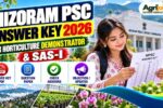 Mizoram PSC Answer Key 2026