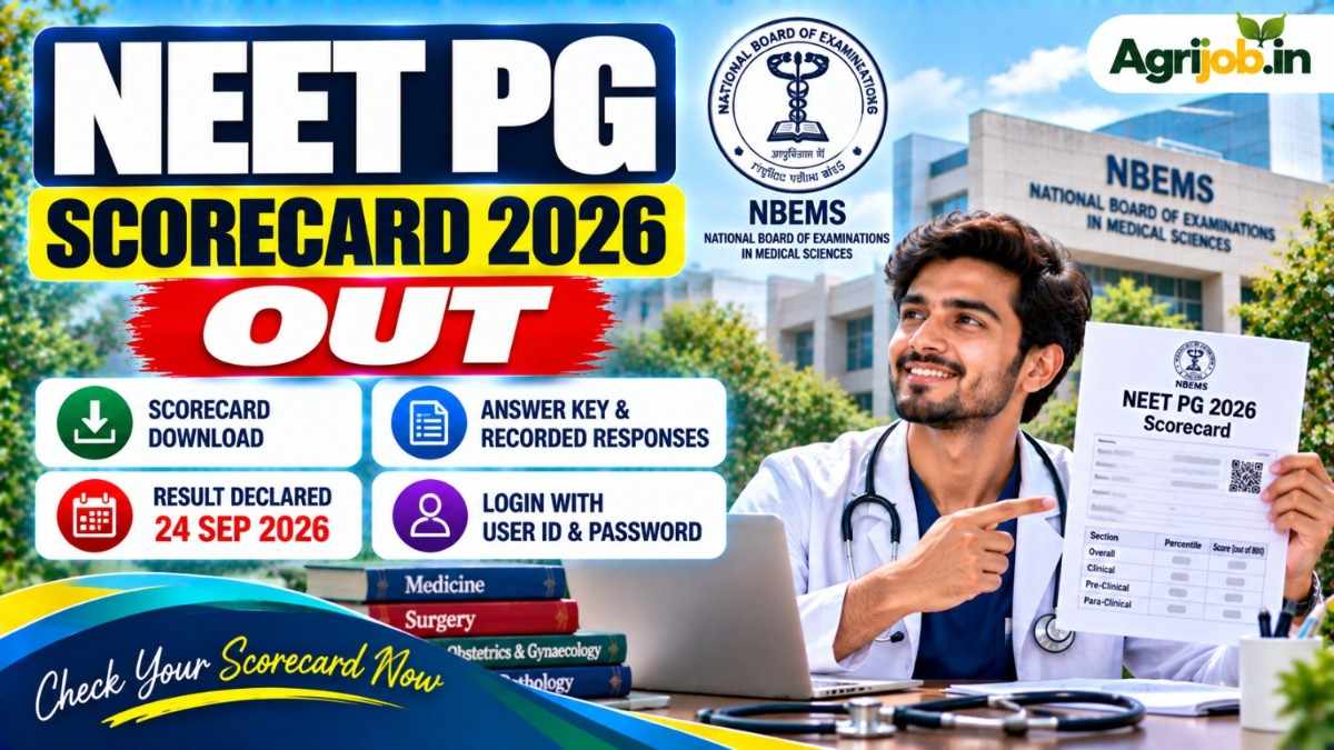 NEET PG Scorecard 2026 Out
