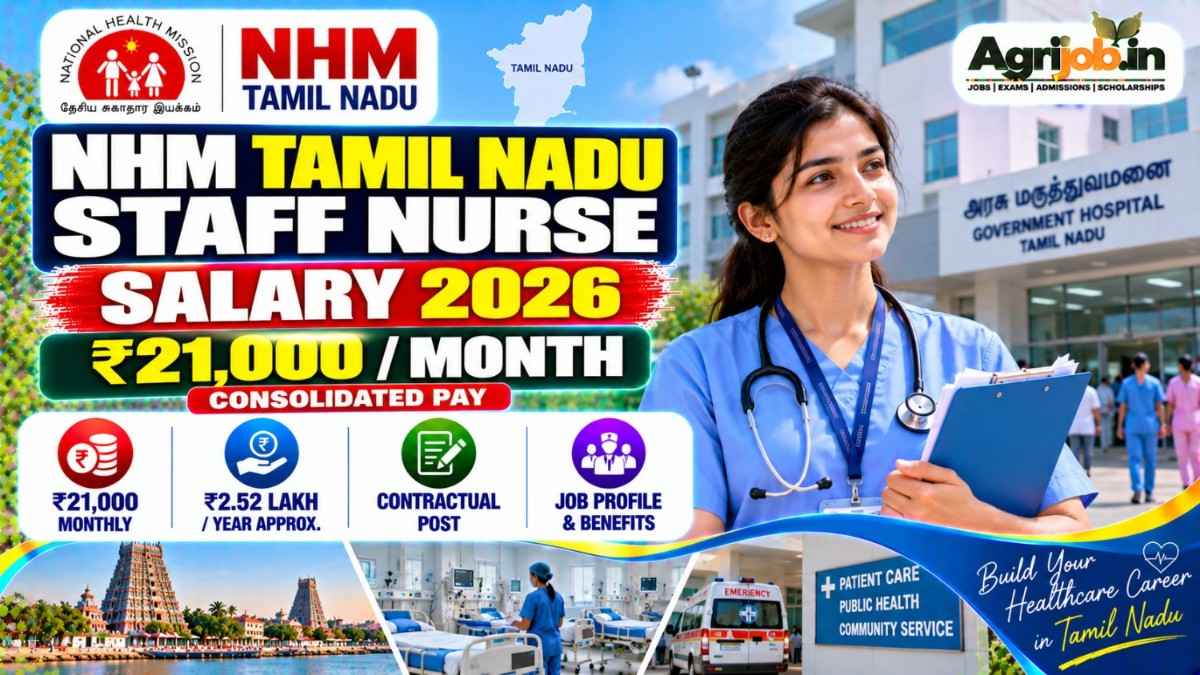 NHM Tamil Nadu Staff Nurse Pay Scale 2026