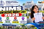 NIMS Tentative Merit List 2026
