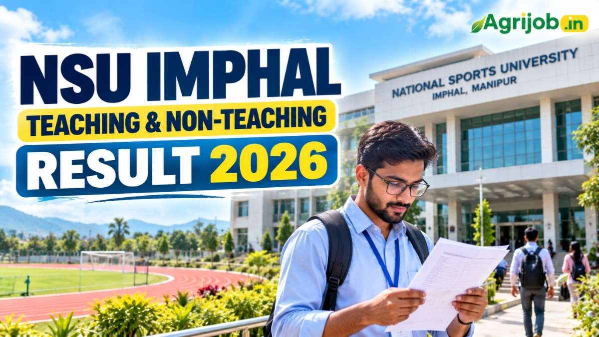 NSU Imphal Teaching & Non-Teaching Result 2026