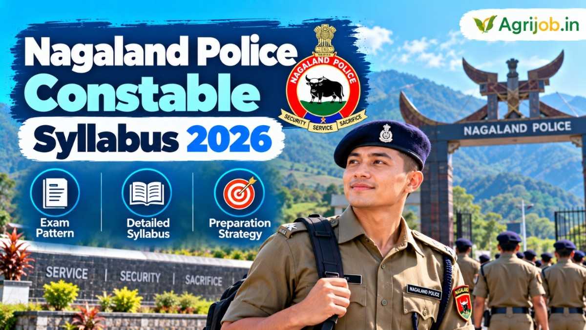 Nagaland Police Constable Syllabus 2026