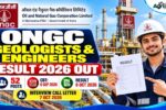 ONGC Geologists and Engineers Result 2026 Out