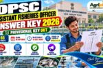 OPSC Assistant Fisheries Officer Answer Key 2026