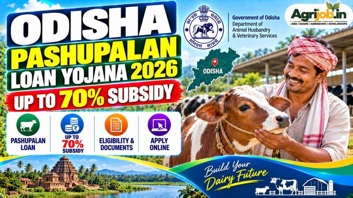 Odisha Pashupalan Loan Yojana 2026 – 70% Subsidy