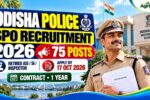 Odisha Police SPO Recruitment 2026