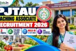 PJTAU Teaching Associate Recruitment 2026