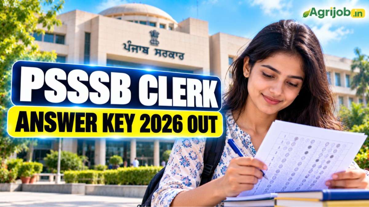 PSSSB Clerk Answer Key 2026 Out