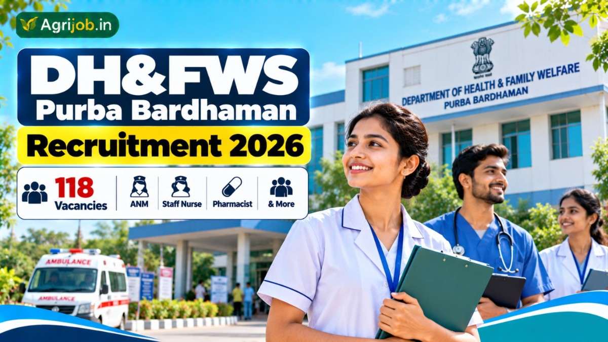 DH&FWS Purba Bardhaman Recruitment 2026