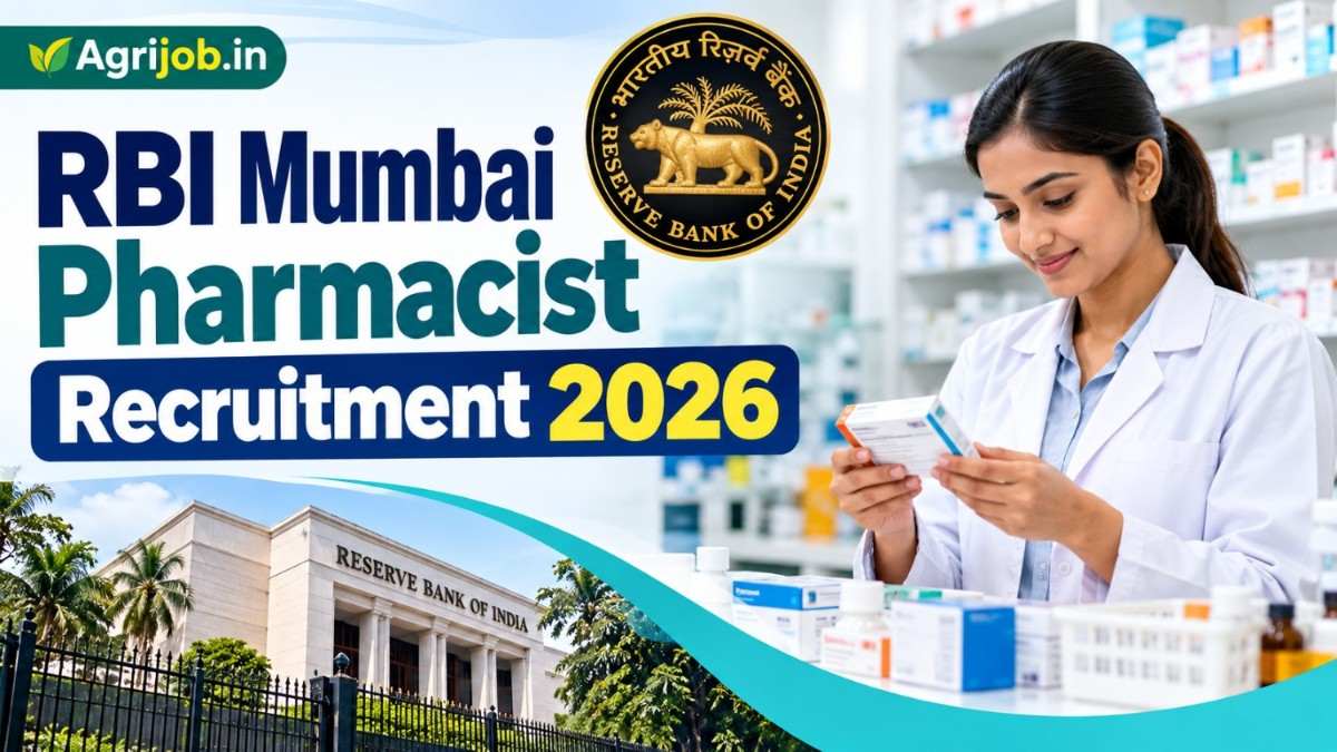 RBI Mumbai Pharmacist Recruitment 2026
