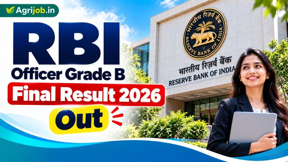 RBI Officer Grade B Final Result 2026 Out