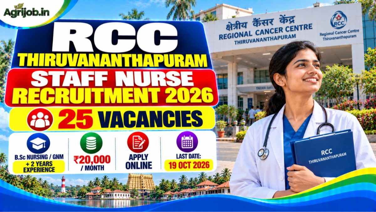 RCC Thiruvananthapuram Recruitment 2026
