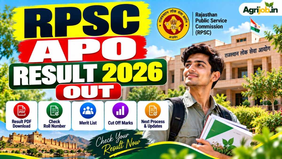 RPSC APO Result 2026 Out