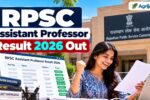 RPSC Assistant Professor Result 2026 Out