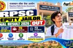 RPSC Deputy Jailor Result 2026 Out