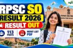 RPSC SO Result 2026 Out