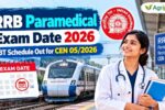 RRB Paramedical Exam Date 2026