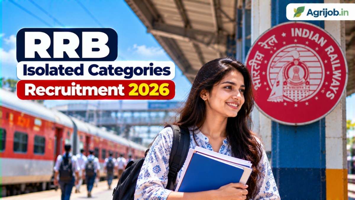 RRB Isolated Categories Recruitment 2026